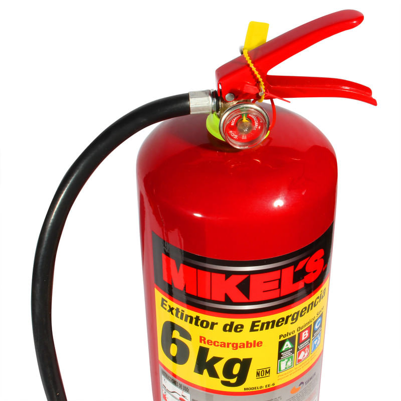 Compra Extintor de emergencia recargable 2 kg en Mikels