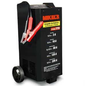 Cargador Baterías Con Arrancador, Probador Y Amperímetro (2/10/50/125/225 Amp) Cbap-225 Mikels