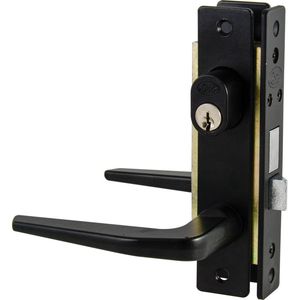 Cerradura Aluminio Basic Sencilla Color Negro 19Cl Lock